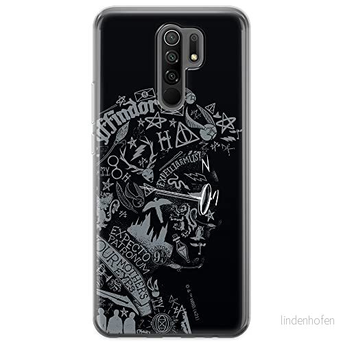 ERT GROUP mobiltelefonfodral för Xiaomi REDMI 9 originalt och officiellt licensierat Harry Potter mönster 075 optimalt anpassad till formen på mobiltelefonen, fodral tillverkad av TPU plast 5903932756678
