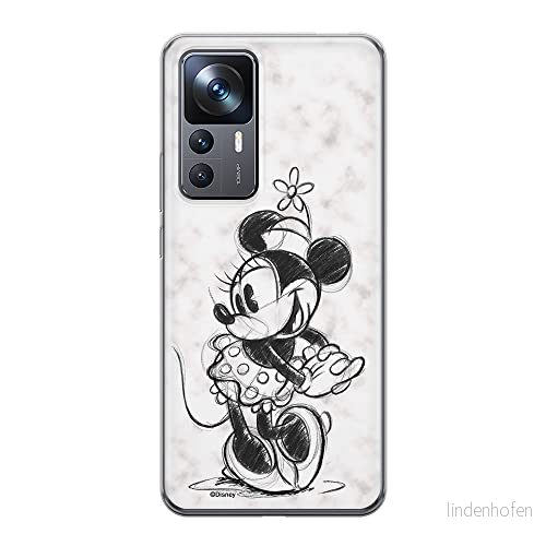 ERT GROUP mobiltelefonfodral för Xiaomi 12T/12T pro/K50 Ultra originalt och officiellt licensierat Disney mönster Minnie 026 anpassad till formen på mobiltelefonen, fodral tillverkad av TPU plast 5905511572938
