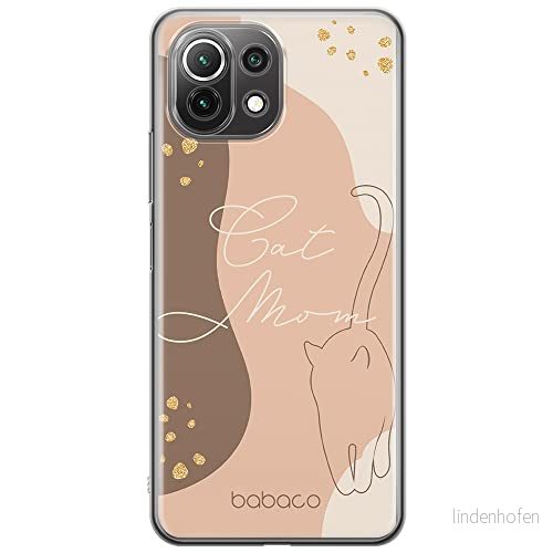 ERT GROUP mobiltelefonfodral för Xiaomi 11 LITE 4G/5G originalt och officiellt licensierat Babaco mönster Cats 006, fodral tillverkad av TPU plast 5905131059222