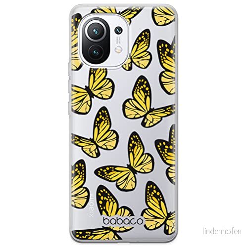 ERT GROUP mobiltelefonfodral för Xiaomi 11 originalt och officiellt licensierat Babaco mönster Butterflies 002 optimalt anpassad till formen på mobiltelefonen, gedeeltelijk transparant 5904805720017