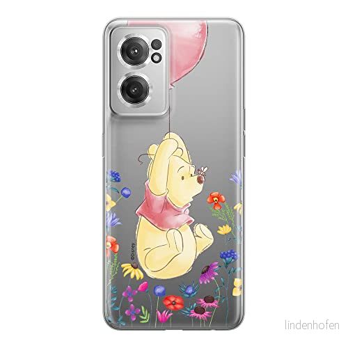 ERT GROUP mobiltelefonfodral för Oneplus NORD CE 2 originalt och officiellt licensierat Disney mönster Winnie the Pooh and Friends 028 anpassad till formen på mobiltelefonen, gedeeltelijk transparant 5905511283551