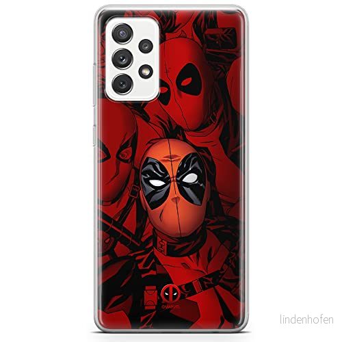 ERT GROUP mobiltelefonfodral för Samsung A73 5G originalt och officiellt licensierat Marvel mönster Deadpool 001 optimalt anpassad till formen på mobiltelefonen, fodral tillverkad av TPU plast 5904805513008