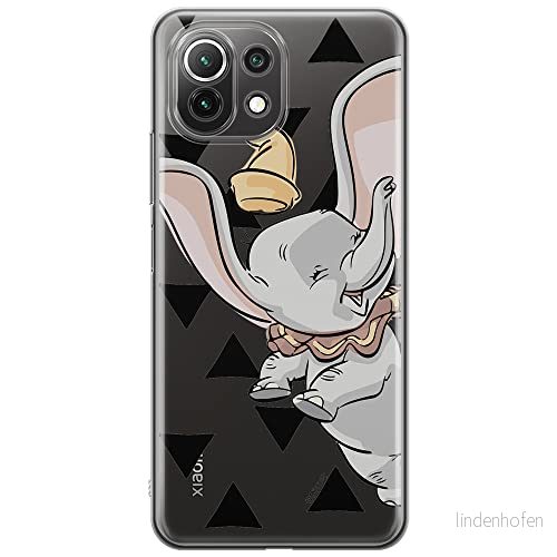 ERT GROUP mobiltelefonfodral för Xiaomi 11 LITE 4G/5G originalt och officiellt licensierat Disney mönster Dumbo 001, gedeeltelijk transparant 5903932727128