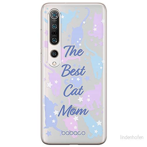 ERT GROUP mobiltelefonfodral för Xiaomi MI 10 / PRO originalt och officiellt licensierat Babaco mönster Cats 017 optimalt anpassad till formen på mobiltelefonen, gedeeltelijk transparant 5905131076366