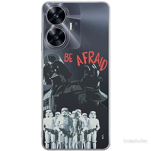 ERT GROUP mobiltelefonfodral för Realme C55 originalt och officiellt licensierat Star Wars mönster Darth Vader 018 optimalt anpassad till formen på mobiltelefonen, gedeeltelijk transparant 5905511872991