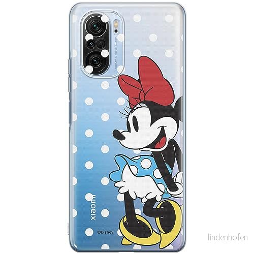 ERT GROUP mobiltelefonfodral för Xiaomi MI 11i/ REDMI K40/K40 PRO/POCO F3/ F3 PRO originalt och officiellt licensierat Disney mönster Minnie 034, gedeeltelijk transparant 5905511892265