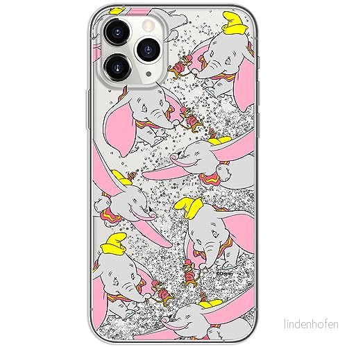 ERT GROUP mobiltelefonfodral för Apple Iphone 11 PRO originalt och officiellt licensierat Disney mönster Dumbo 016 optimalt anpassad till formen på mobiltelefonen, med glitter overflow effekt 5905131805683