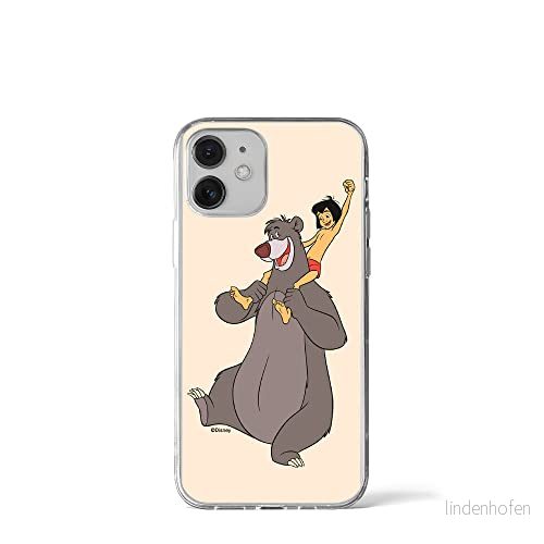 ERT GROUP mobiltelefonfodral för Iphone 12 Mini originalt och officiellt licensierat Disney mönster Jungle Book 002 optimalt anpassad till formen på mobiltelefonen, fodral tillverkad av TPU plast 5905131195715