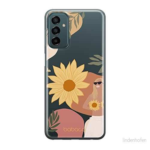 ERT GROUP mobiltelefonfodral för Samsung M13 4G/M23 5G/F23 originalt och officiellt licensierat Babaco mönster Flowers 015 optimalt anpassad till formen på mobiltelefonen, gedeeltelijk transparant 5905511367794