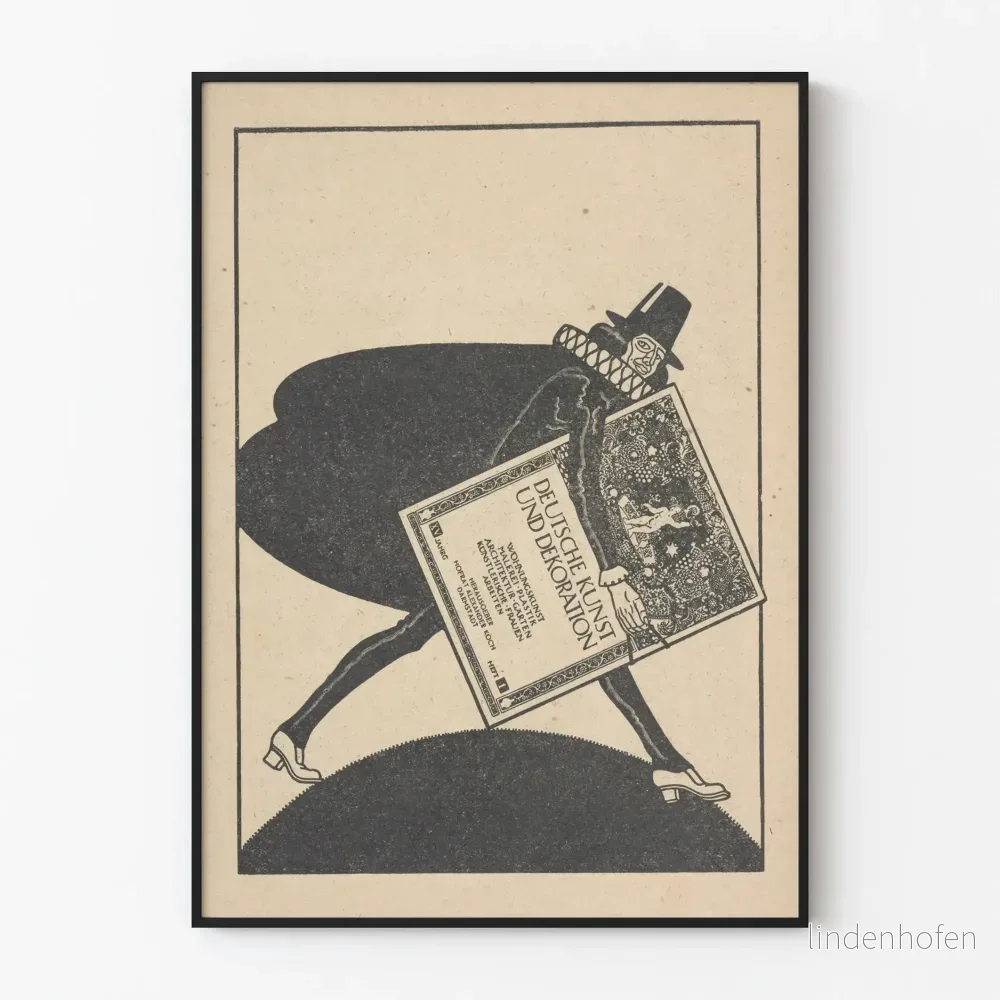 Vintage poster för väggdekoration « Deutsche Kunst und Dekoration »