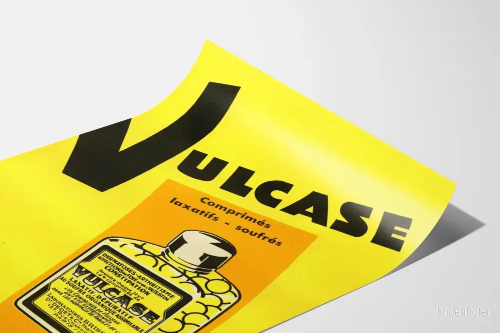 Vintage reklamposter för vulkansläkemedel - Bild 3
