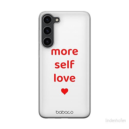 ERT GROUP mobiltelefonfodral för Samsung S23 originalt och officiellt licensierat Babaco mönster More self love 001 optimalt anpassad till formen på mobiltelefonen, fodral tillverkad av TPU plast 5905511426231