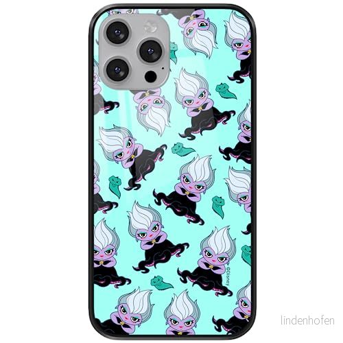 ERT GROUP mobiltelefonfodral för Apple Iphone 13 PRO originalt och officiellt licensierat Disney mönster Ursula 005 tillverkad av härdat glas, skyddsfodral 5905131466518