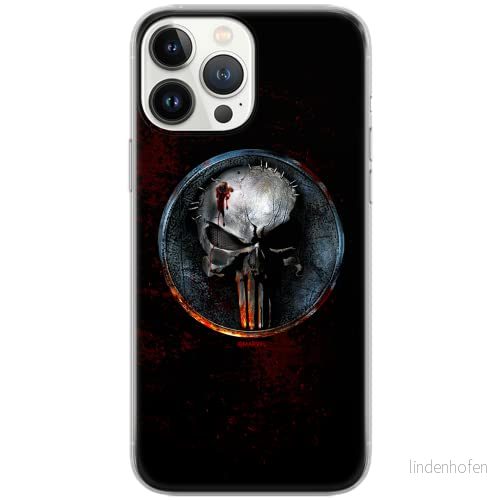 ERT GROUP mobiltelefonfodral för Huawei P30 originalt och officiellt licensierat Marvel mönster Punisher 004 Vit optimalt anpassad till formen på mobiltelefonen, fodral tillverkad av TPU plast 5902980723588