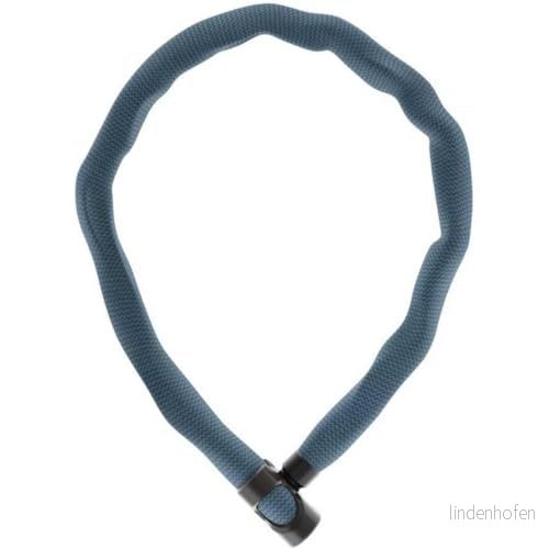 ABUS kedjelås IVERA Chain 7210 Cykellås med mycket flexibel IvyTex syntetfiberbeläggning säkerhetsnivå 8 110 cm Färg: Antracit 4003318995583