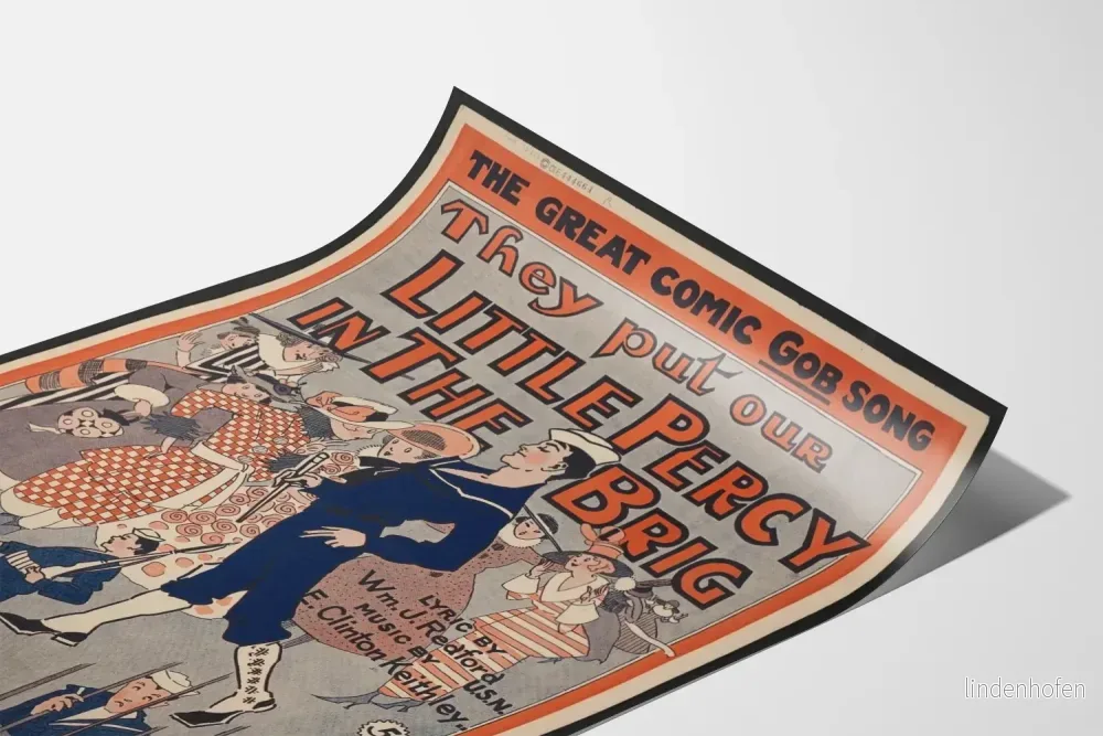 Vintage musikposter: De satte vår lilla Percy i fängelset - Bild 3