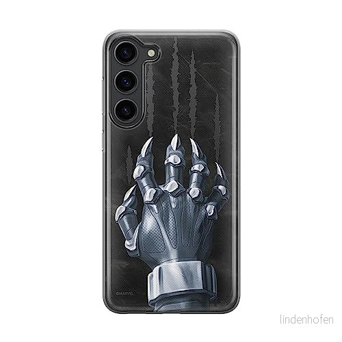 ERT GROUP mobiltelefonfodral för Samsung S23 PLUS originalt och officiellt licensierat Marvel mönster Black Panther 014 optimalt anpassad till formen på mobiltelefonen, fodral tillverkad av TPU plast 5905511443269