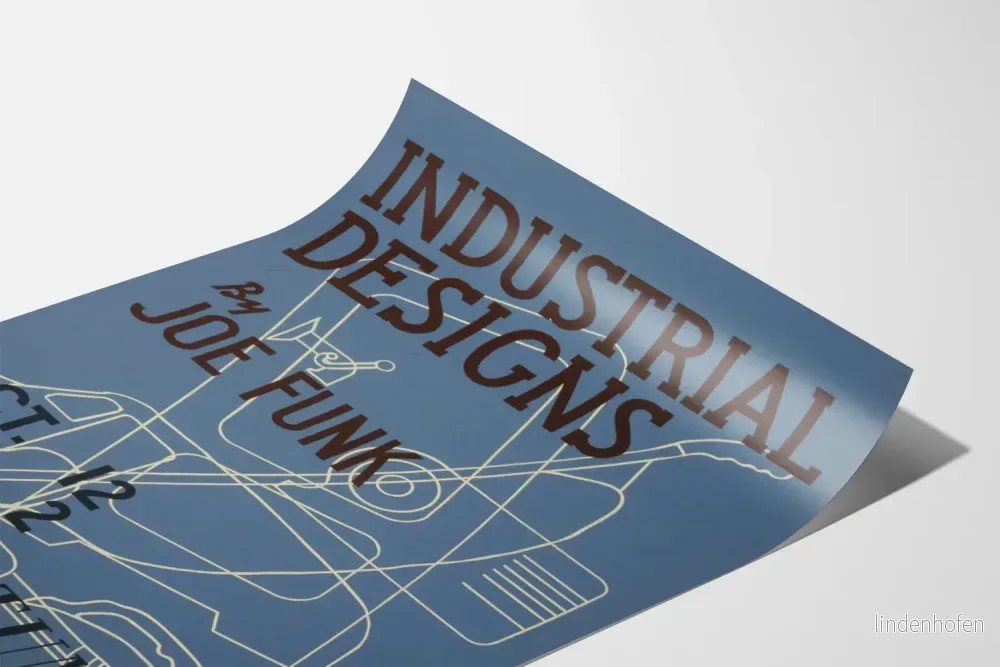 Industriella designposter av Joe Funk - Bild 3