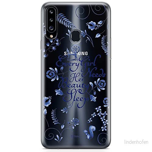 ERT GROUP mobiltelefonfodral för Samsung A20S originalt och officiellt licensierat Disney mönster Aurora 002 optimalt anpassad till formen på mobiltelefonen, gedeeltelijk transparant 5904805441127