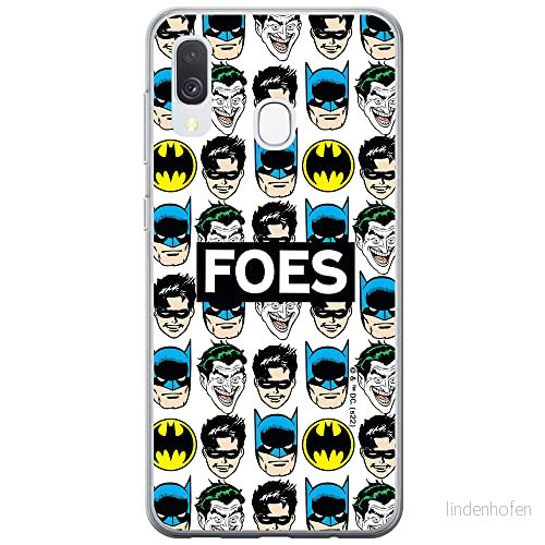 ERT GROUP mobiltelefonfodral för Samsung A40 originalt och officiellt licensierat DC mönster Batman 078 optimalt anpassad till formen på mobiltelefonen, gedeeltelijk transparant 5905131499912