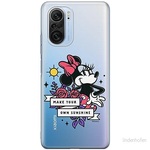 ERT GROUP mobiltelefonfodral för Xiaomi MI 11i/ REDMI K40/K40 PRO/POCO F3/ F3 PRO originalt och officiellt licensierat Disney mönster Minnie 073, gedeeltelijk transparant 5905795025007