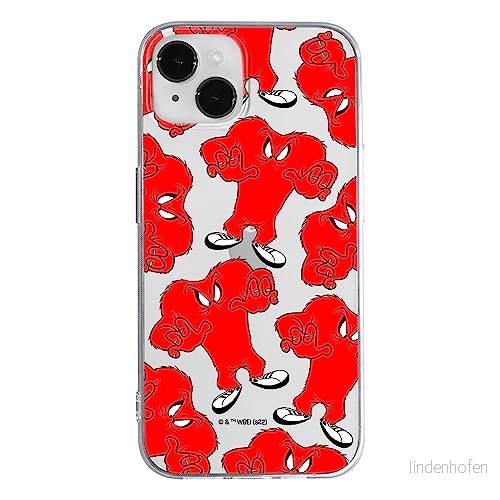 ERT GROUP mobiltelefonfodral för Iphone 14 originalt och officiellt licensierat Looney Tunes mönster Gossamer 001 optimalt anpassad till formen på mobiltelefonen, gedeeltelijk transparant 5905511676964
