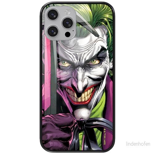 ERT GROUP mobiltelefonfodral för Apple Iphone 13 originalt och officiellt licensierat DC mönster Joker 014 tillverkad av härdat glas, skyddsfodral 5905131562272