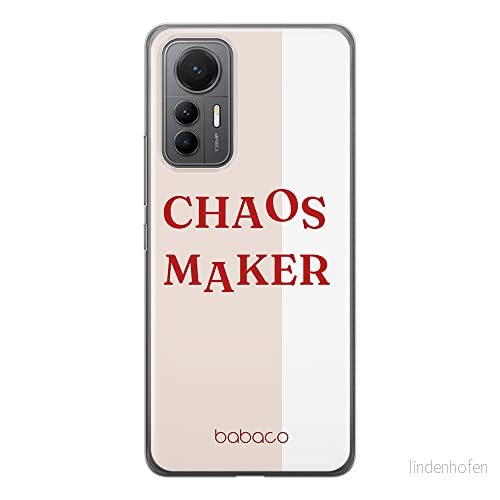ERT GROUP mobiltelefonfodral för Xiaomi 12 LITE originalt och officiellt licensierat Babaco mönster 90's Girl 009 optimalt anpassad till formen på mobiltelefonen, fodral tillverkad av TPU plast 5905511507008