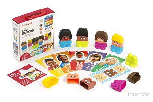 Miniland Emotiblock första känslorna lär känna de yngsta med massor av skoj 8413082323509