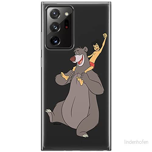 ERT GROUP mobiltelefonfodral för Samsung GALAXY NOTE 20 ULTRA originalt och officiellt licensierat Disney mönster Jungle Book 002 anpassad till formen på mobiltelefonen, gedeeltelijk transparant 5905131199713