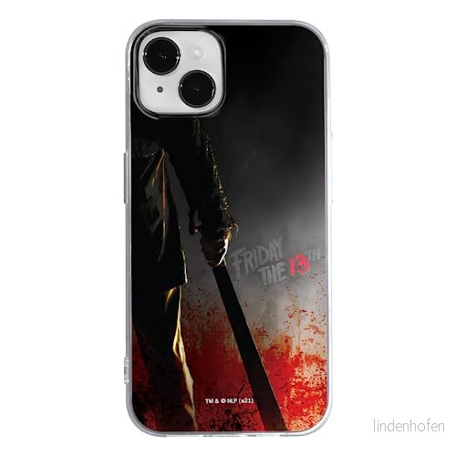 ERT GROUP mobiltelefonfodral för Iphone 14 PLUS originalt och officiellt licensierat Horror mönster Friday The 13th 012 optimalt anpassad till formen på mobiltelefonen, fodral tillverkad av TPU plast 5905511109172
