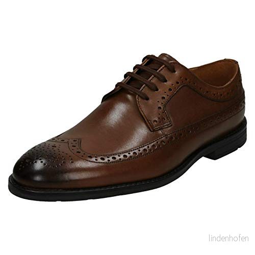 Clarks Ronnie Limit Mens British Tan Lea, 9 5050408251721