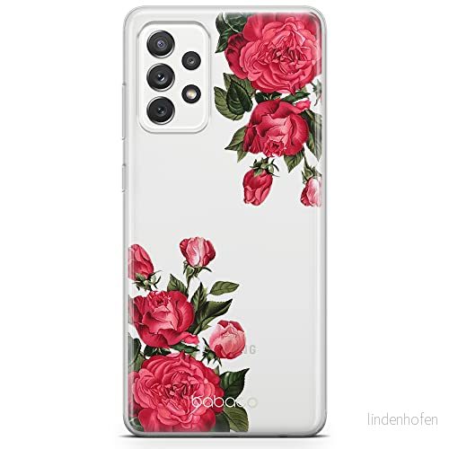 ERT GROUP mobiltelefonfodral för Samsung A52 5G / LTE 4G A52S originalt och officiellt licensierat Babaco mönster Flowers 007 anpassad till formen på mobiltelefonen, gedeeltelijk transparant 5903040062258