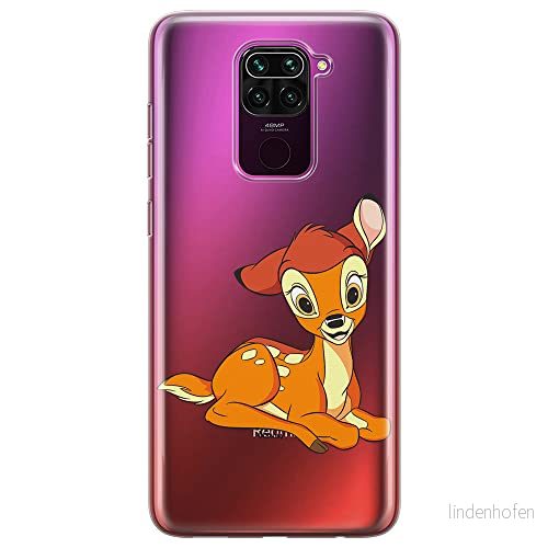 ERT GROUP mobiltelefonfodral för Xiaomi REDMI NOTE 9 originalt och officiellt licensierat Disney mönster Bambi 016 optimalt anpassad till formen på mobiltelefonen, gedeeltelijk transparant 5905131165855