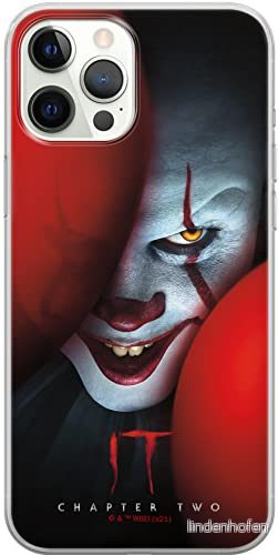 ERT GROUP mobiltelefonfodral för Iphone 12/12 PRO originalt och officiellt licensierat Horror mönster It 019 optimalt anpassad till formen på mobiltelefonen, fodral tillverkad av TPU plast 5905131996206
