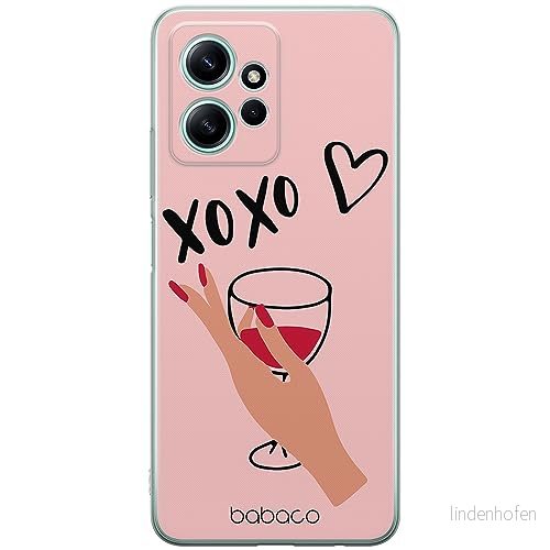ERT GROUP mobiltelefonfodral för Xiaomi REDMI NOTE 12 4G originalt och officiellt licensierat Babaco mönster XOXO 001 optimalt anpassad till formen på mobiltelefonen, fodral tillverkad av TPU plast 5905511943523