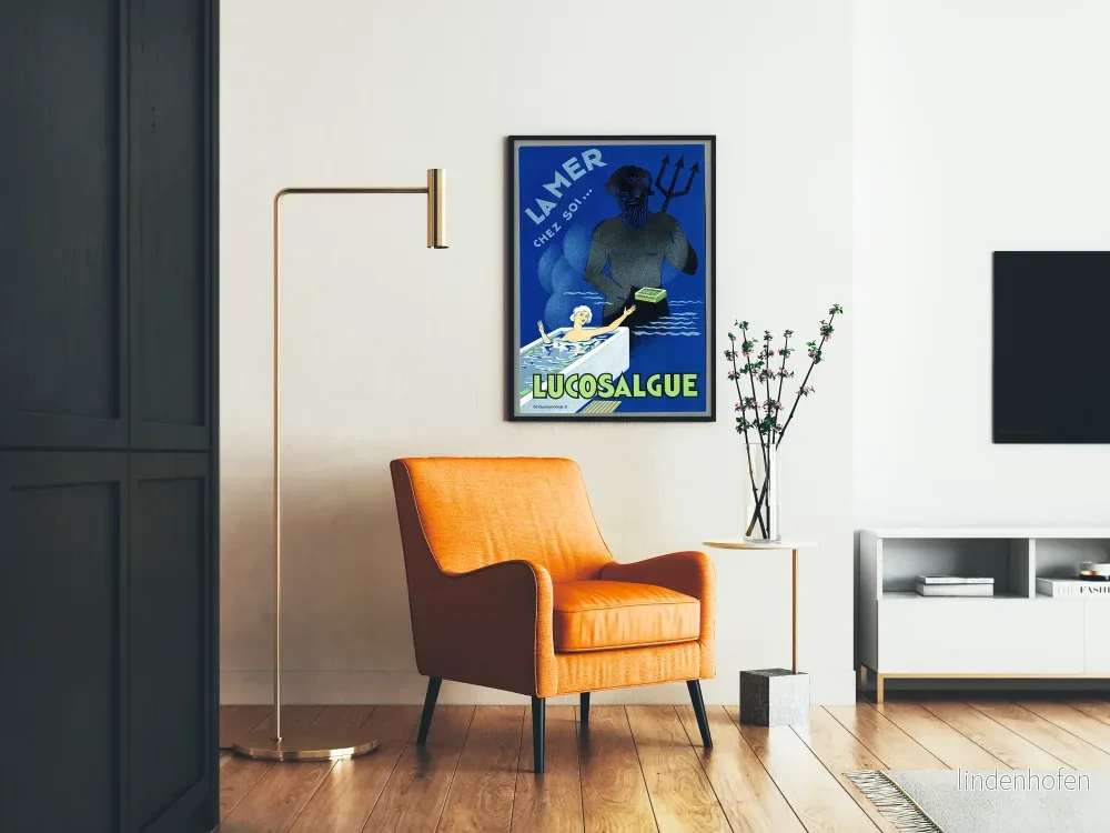Vintage reklamposter för Lucosalgue - Maritim väggdekoration - Bild 2