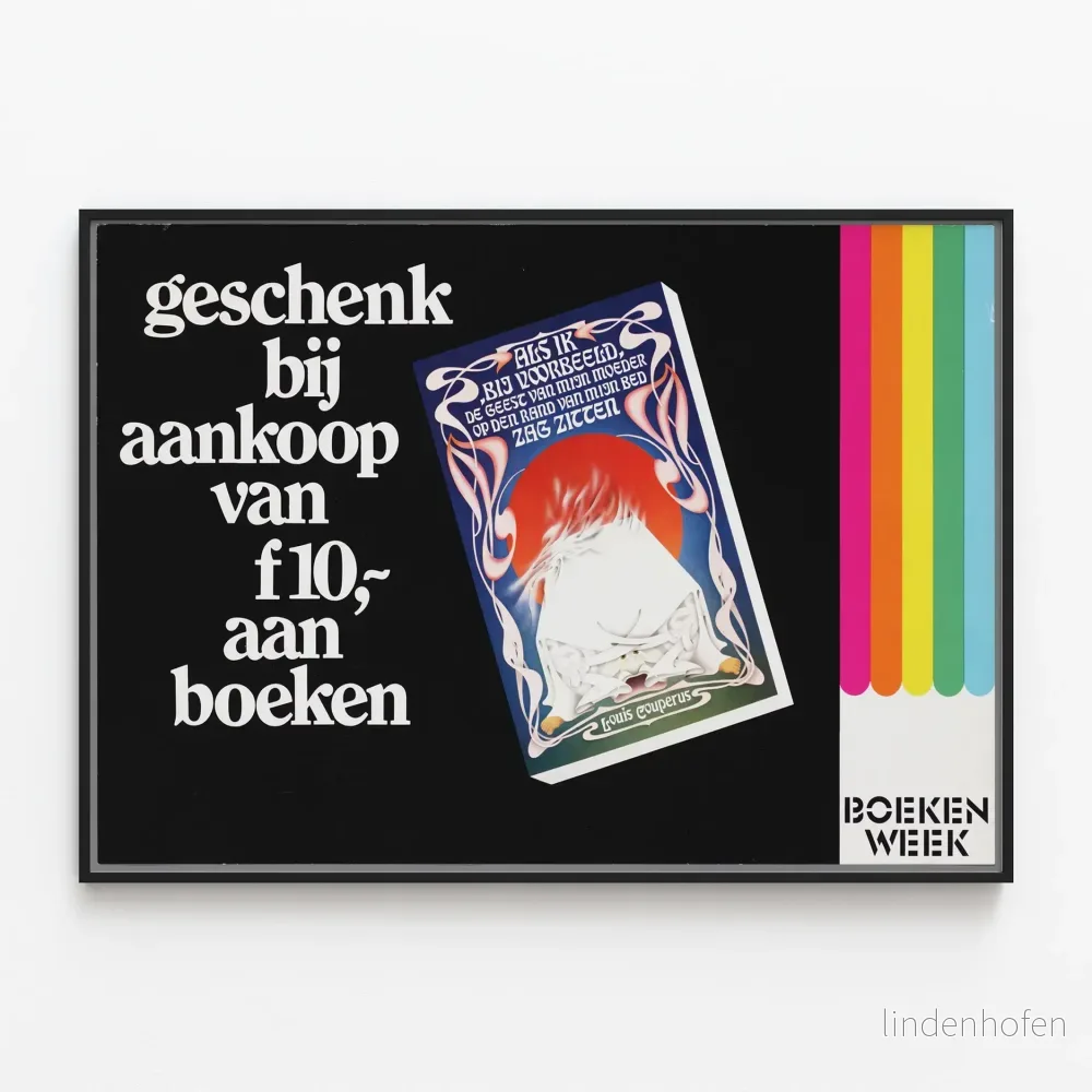Poster Boekenweek Gåva för Bokköp