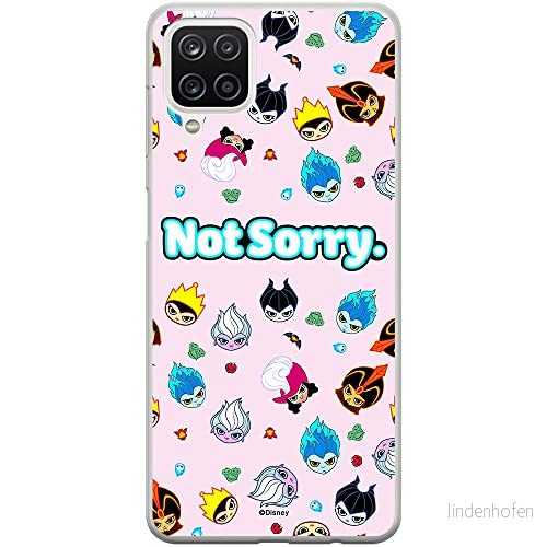 ERT GROUP mobiltelefonfodral för Samsung A12 / M12 F12 originalt och officiellt licensierat Disney mönster Villains 005 anpassad till formen på mobiltelefonen, fodral tillverkad av TPU plast 5905131382467