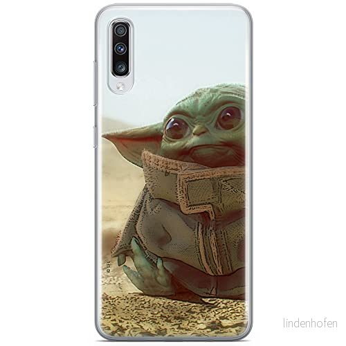 ERT GROUP mobiltelefonfodral för Samsung A70 originalt och officiellt licensierat Star Wars mönster Baby Yoda 003 optimalt anpassad till formen på mobiltelefonen, fodral tillverkad av TPU plast 5903537646237