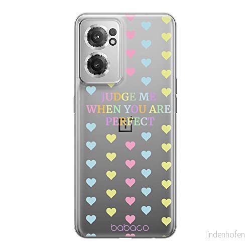 ERT GROUP mobiltelefonfodral för Oneplus NORD CE 2 originalt och officiellt licensierat Babaco mönster Judge me 001 optimalt anpassad till formen på mobiltelefonen, gedeeltelijk transparant 5905511289324
