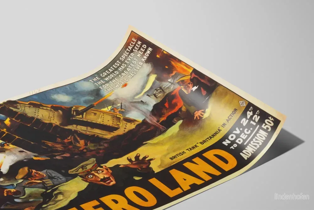 Vintageaffisch Hero Land Militär och Krig - Bild 2
