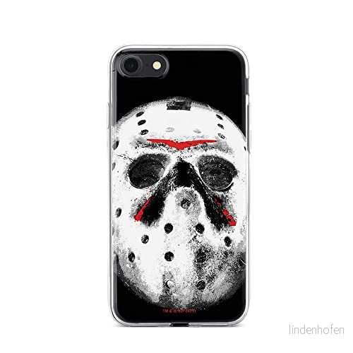 ERT GROUP mobiltelefonfodral för Iphone 7/8/ SE 2/ 3 originalt och officiellt licensierat Horror mönster Friday the 13th 015 anpassad till formen på mobiltelefonen, fodral tillverkad av TPU plast 5905511114350