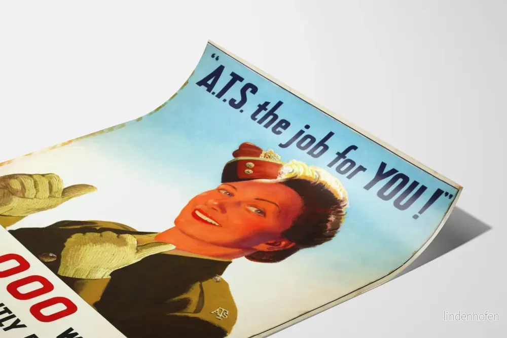Vintage Rekryteringsaffisch ATS - Retro Väggdekoration - Bild 3