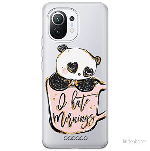 ERT GROUP mobiltelefonfodral för Xiaomi 11 originalt och officiellt licensierat Babaco mönster Panda 005 optimalt anpassad till formen på mobiltelefonen, gedeeltelijk transparant 5904805417450