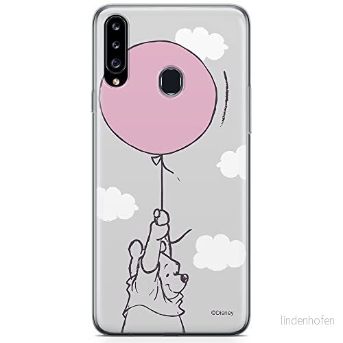 ERT GROUP mobiltelefonfodral för Samsung A20S originalt och officiellt licensierat Disney mönster Winnie the Pooh and friends 013 anpassad till formen på mobiltelefonen, fodral tillverkad av TPU plast 5904805435270