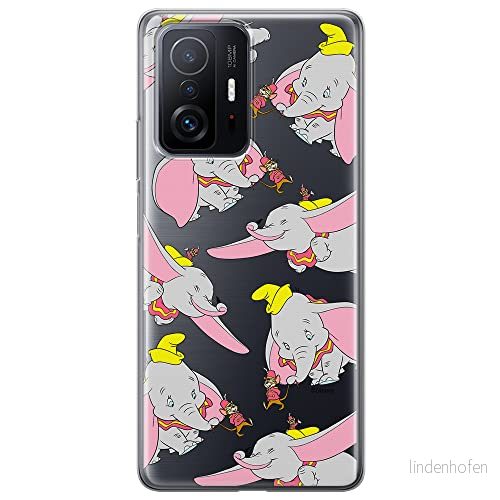 ERT GROUP mobiltelefonfodral för Xiaomi 11T 5G / PRO originalt och officiellt licensierat Disney mönster Dumbo 016 optimalt anpassad till formen på mobiltelefonen, gedeeltelijk transparant 5905131805072
