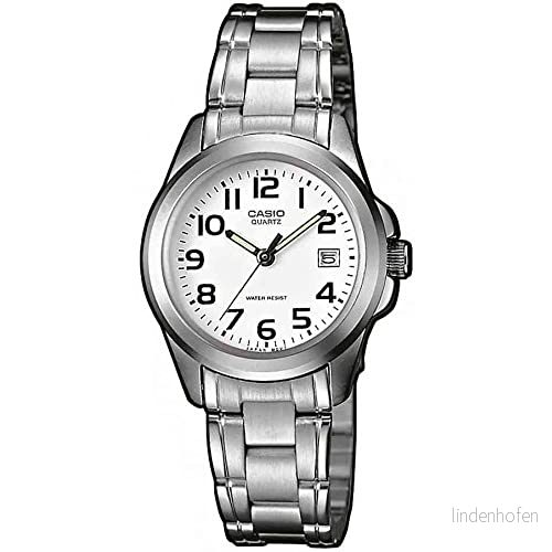 Casio Watch LTP 1259PD 7BEF, Vit/silver, Läge 4971850070801