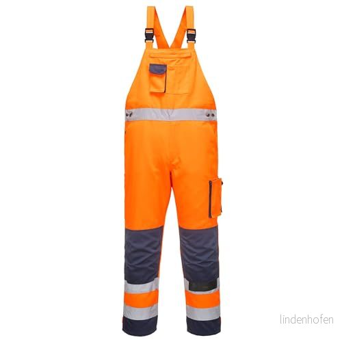 Portwest TX52ONRL Dijon Hi Vis haklapp och stöd, vanlig, storlek: Stor, orange/marinblå 5036108178988