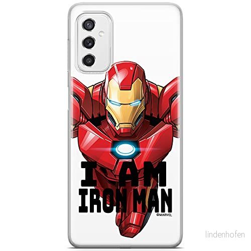ERT GROUP mobiltelefonfodral för Samsung M52 5G originalt och officiellt licensierat Marvel mönster Iron Man 029 optimalt anpassad till formen på mobiltelefonen, fodral tillverkad av TPU plast 5904805494055